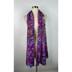 Chicos Paisley Silk Wrap